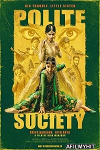 Polite Society (2023) Hindi Dubbed Movie HDRip
